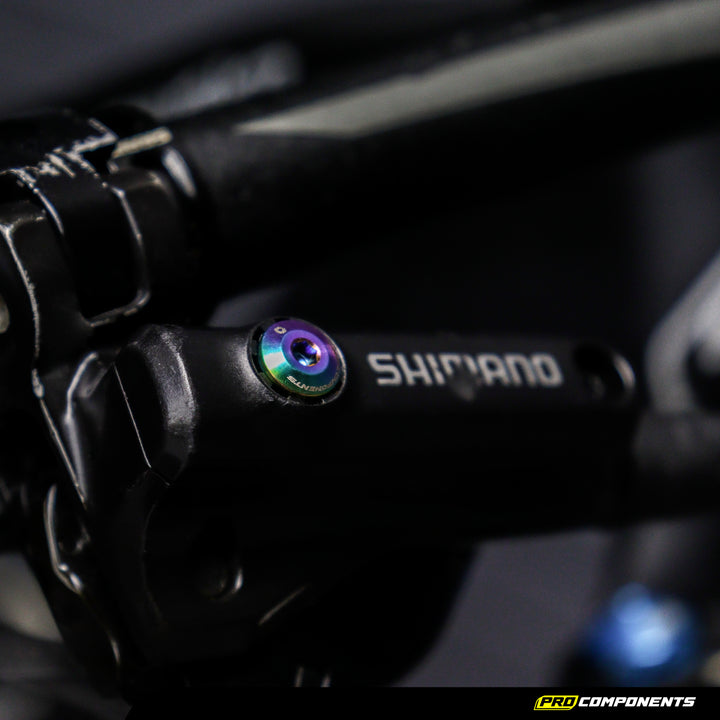 Tornillo de purga M5x5mm button - manetas Shimano (x2 unidades)